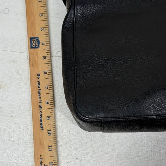 Michael Kors Jet Set Messenger Bag Black Leather Crossbody - Picture 13 of 13